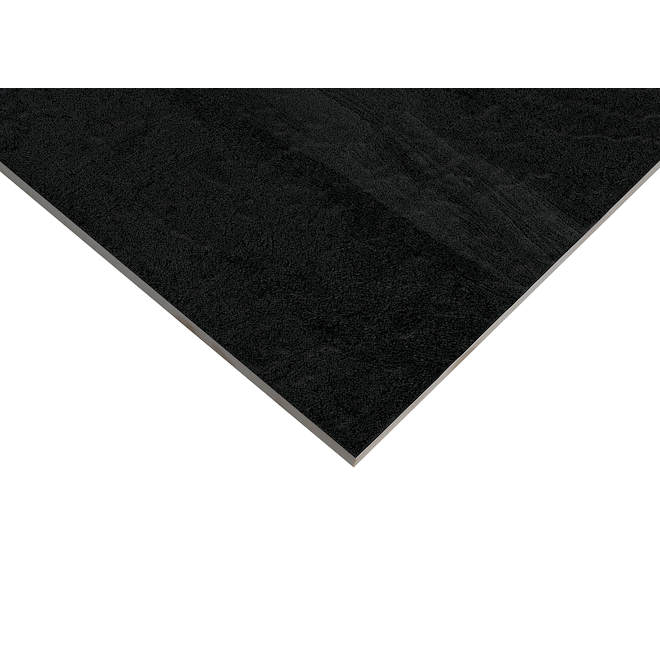 Aritz Surfaces Majesty Matte Porcelain Tiles in Black 24 x 48-in