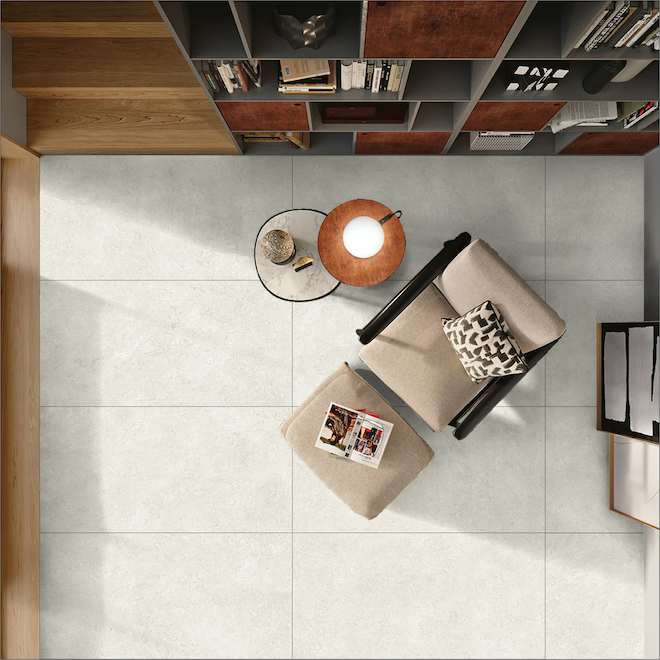 Aritz Surfaces Mirage Tile in Porcelain for Wall and Floor 24 x 48-in - Tuscane