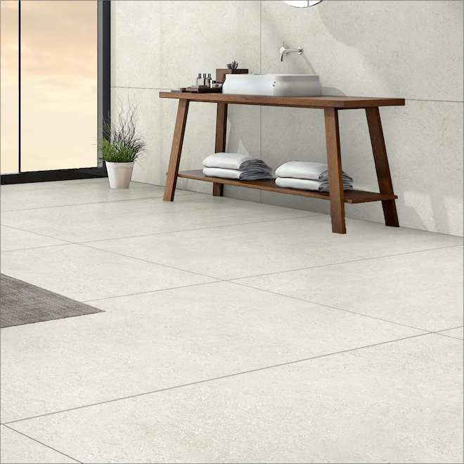 Aritz Surfaces Mirage Tile in Porcelain for Wall and Floor 24 x 48-in - Tuscane