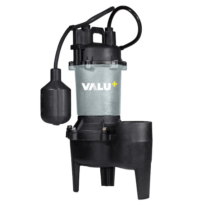 VALU+ Sewage Ejector Pump 1/2 HP