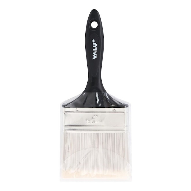 VALU+ 4-in Polyester Flat Brush