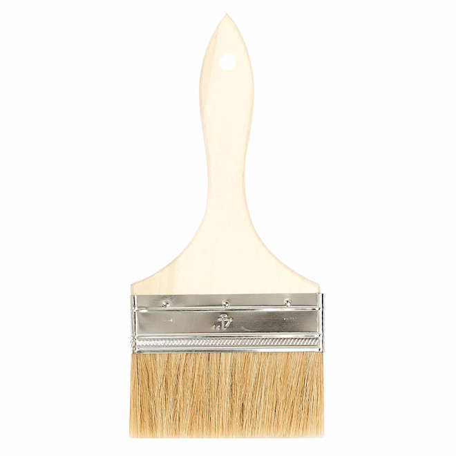 VALU+ 4-in Natural Bristle Paint Brush