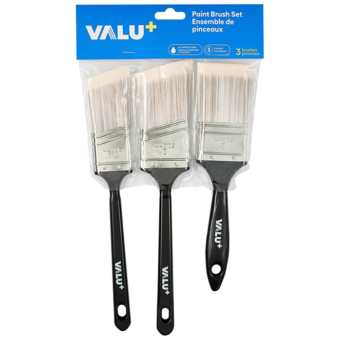 VALU+ 3-Pack Polyester Brush Kit