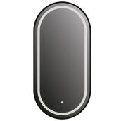 Miroir pour meuble-lavabo Landon & Co. avec DEL 18 x 36 po, noir