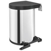 Rev-A-Shelf Pivot Waste Container in Stainless Steel - 15-L