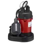Sump Pump Submersible - 1/3HP - 3200 gal./h - Red