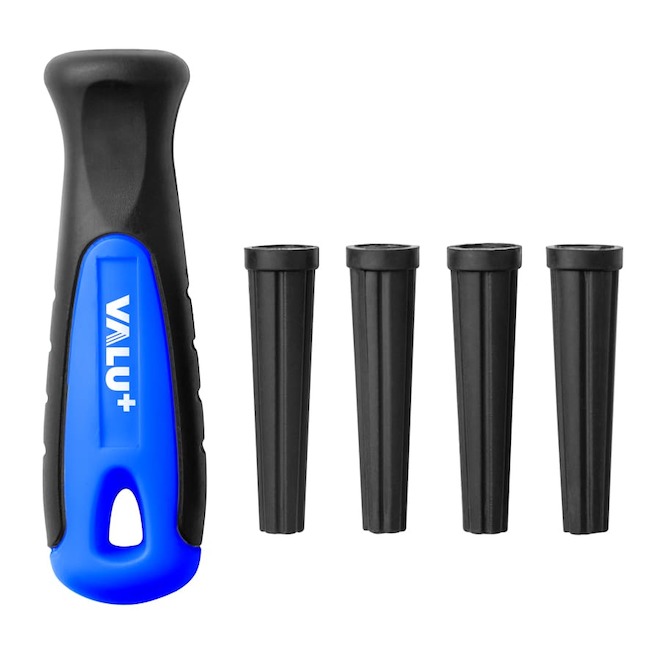 VALU+ File Handle Plastic w/ 4 Inserts 4.5-in UH1179 | RONA