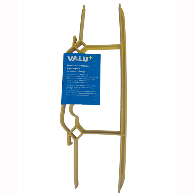 VALU+ Extension Cord Holder 100-ft with Handle - Yellow
