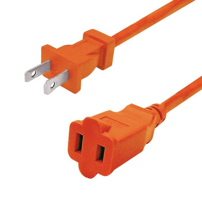 RONA Electric Extension Cord 50-ft Light-Duty for Outdoors - Orange