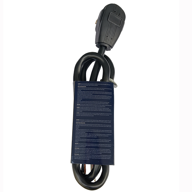 RONA Replacement Power Cord for Dryers 1.5-m - Black