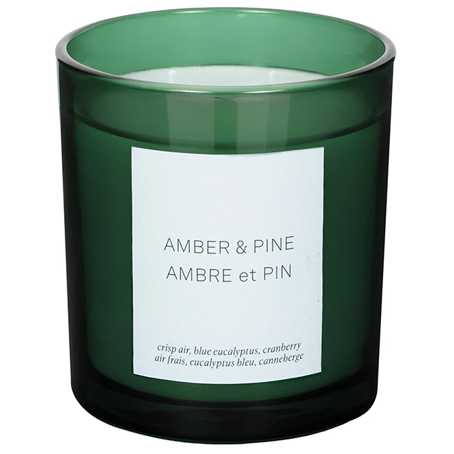 gry mattr Amber & Pine Candle in Glass Container 12 oz