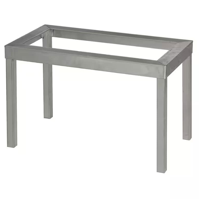 KWIK Heat Pump Stand in Aluminum 14 x 17 x 26-in