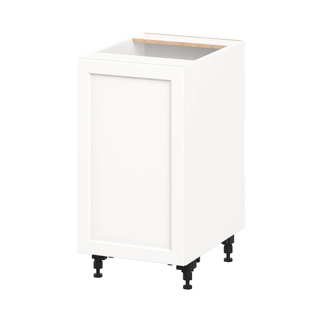 Landon & Co. Aurora Base Cabinet Shaker-Style 18-in W. with Door - White