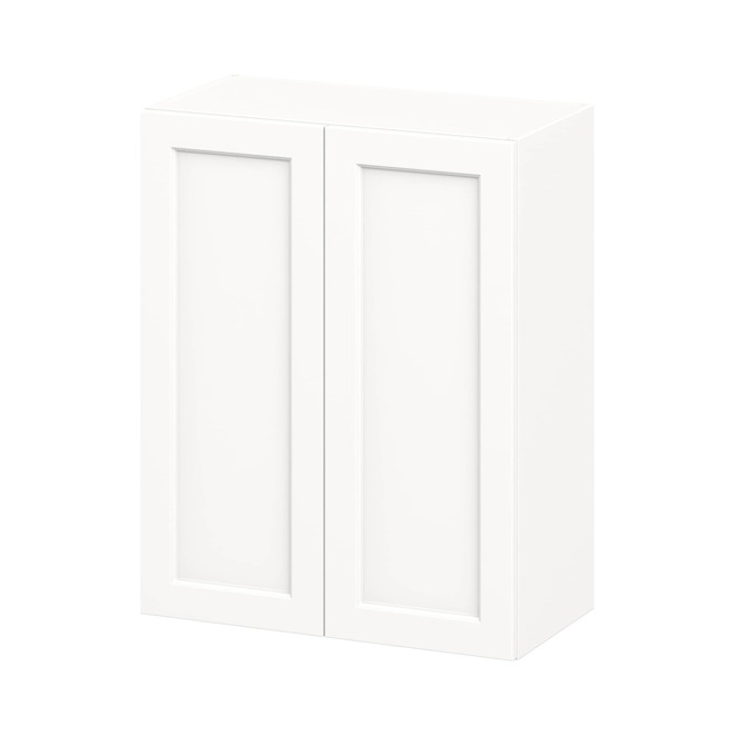 Landon & Co. Aurora Wall Cabinet Shaker-Style 24-in W. x 30-in H. - White