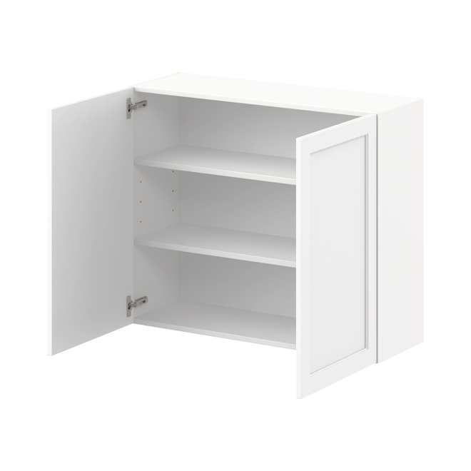 Landon & Co. Aurora Wall Cabinet Shaker-Style 36-in W. x 30-in H. - White