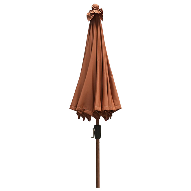 Landon & Co. Market Sun Umbrella 7.5-ft Aluminum Baseless - Terra Cotta