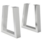 Set of 2 Legs for Bench - Stainless Steel