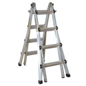 Metaltech Multi-Position Ladder 5-in-1 with 300-lb Capacity - 17-ft