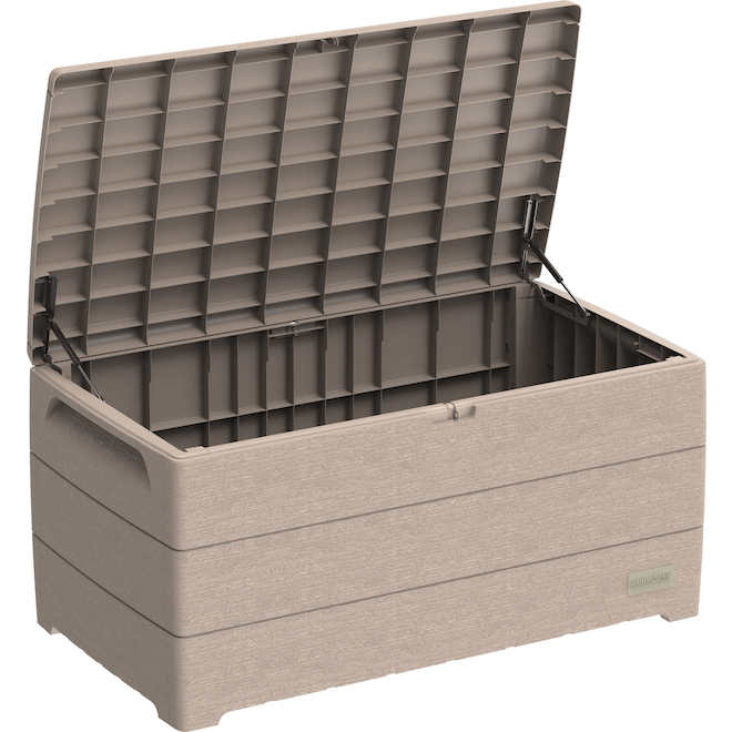 Landon & Co. CedarGrain Storage Deck Box in Plastic 110-gal - Taupe