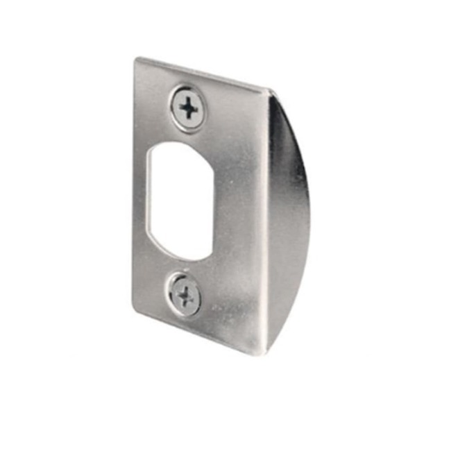 RONA Latch Strike Plate Standard in Chrome 2 1/4 x 1 7/16-in - Pack of 2