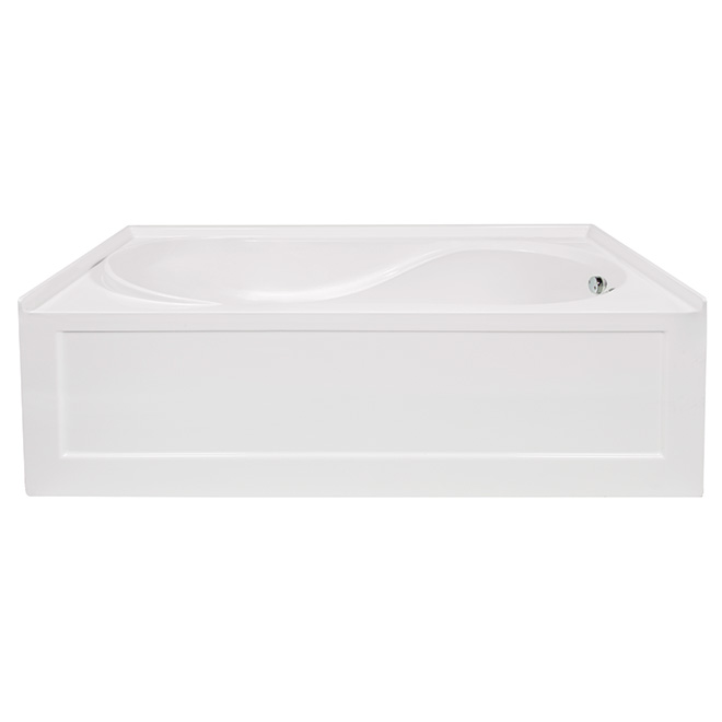 Elte, Cyan 6030 Soaker Bath - White