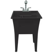 Ruggedtub All In One Laundry Sink - Plastic - 24-in x 22-in Black