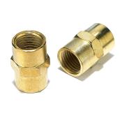 Raccord de tuyau pour compresseur à air, 1/4" femelle, 2/pqt