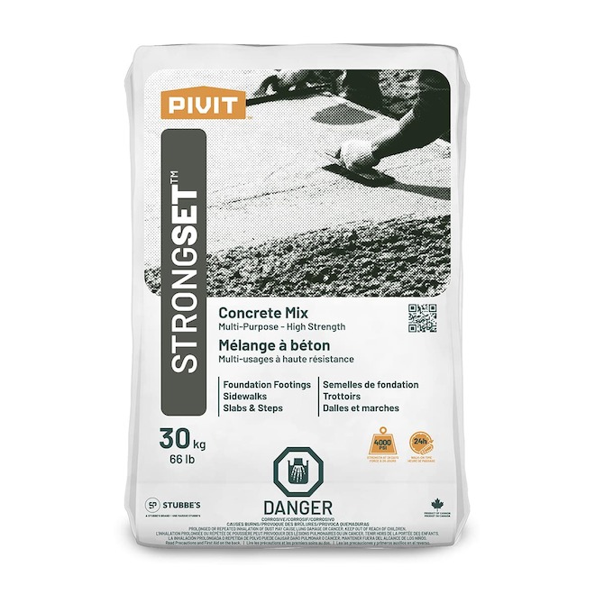 Pivit STRONSET Concrete Mix Multi-Purpose High-Strength - Bag of 30 kg