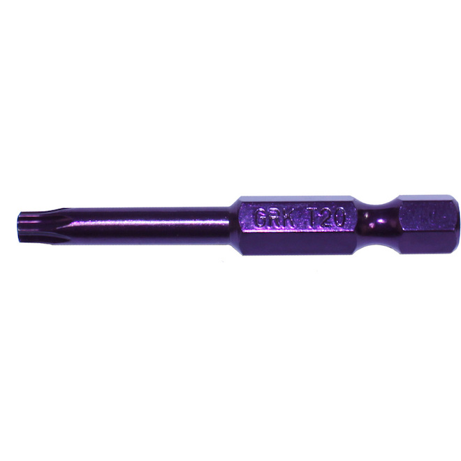 GRK Fasteners T Star Bits Purple 2-in