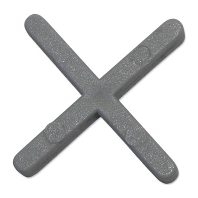 Croisillons d'espacement pour carreaux Rubi, gris, 200 par paquet, pour joints de 3 mm