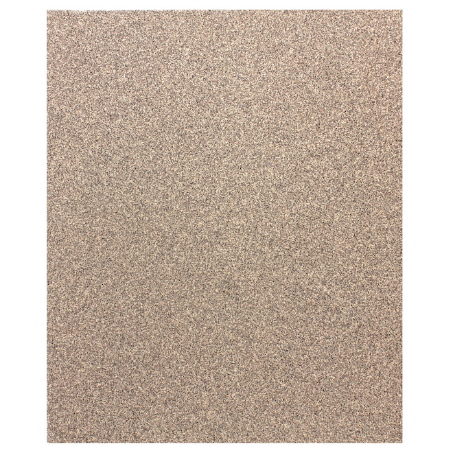 Multi-Surface Sandpaper - 9-in x 11-in - 80 Grit - Brown