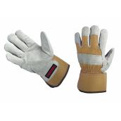 Palm Lined Cow Split Leather Glove - X-Large Size