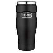 Vacuum Insulated Travel Tumbler - Black Matte - 470 ml
