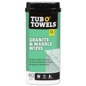 Tube O' Towels Granite & Marble Cleaning Wipes - Pack of 40