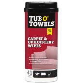 Tube O' Towels Carpet & Upholstery Cleaning Wipes - Pack of 40