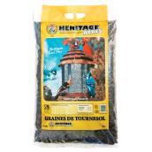 Graines de tournesol noir pour oiseaux sauvages, 4 kg
