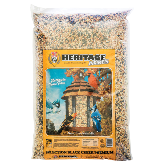 HERITAGE ACRES Nourriture Récolte de qualité pour oiseaux sauvages, 15,8 kg  403-004