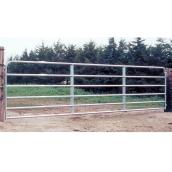 Fence Gate - 6 Bars - Galvanized Steel Tube - 50