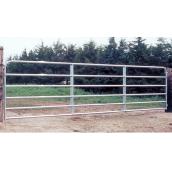 Fence Gate - 6 Bars - Galvanized Steel Tube - 50