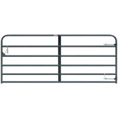 Barrière de clôture, utilisation moyenne, 6 barres, 50"x 10'