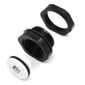 Bulkhead Drain Plug Kit for Galvanized Stock Tanks - 1 3/4