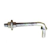 Boulon d'articulation pour clôture, galvanisé, 5/8" x 12"