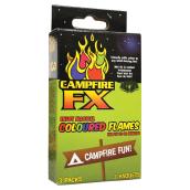 Flammes colorées Campfire FX, bleu/vert/mauve, paquet de 3