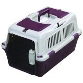 Tuff Crate Deluxe Pet Carrier - Burgundy - 20 x 13 x 12''