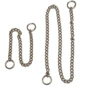 Choke Chain Dog Collar - Chrome - 4mm x 65cm