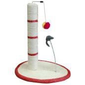 Cat Scratching Post with Attached Toys - 20''