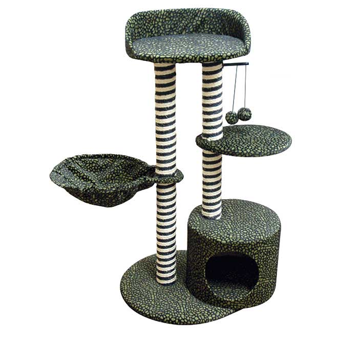 Deluxe cat outlet scratching post