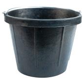 Seau en caoutchouc robuste, 7,5 L, noir