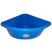 Seau d'angle, caoutchouc, 6 gallons, bleu