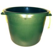Seau pour gros travaux, polymère de caoutchouc, 66 L, vert